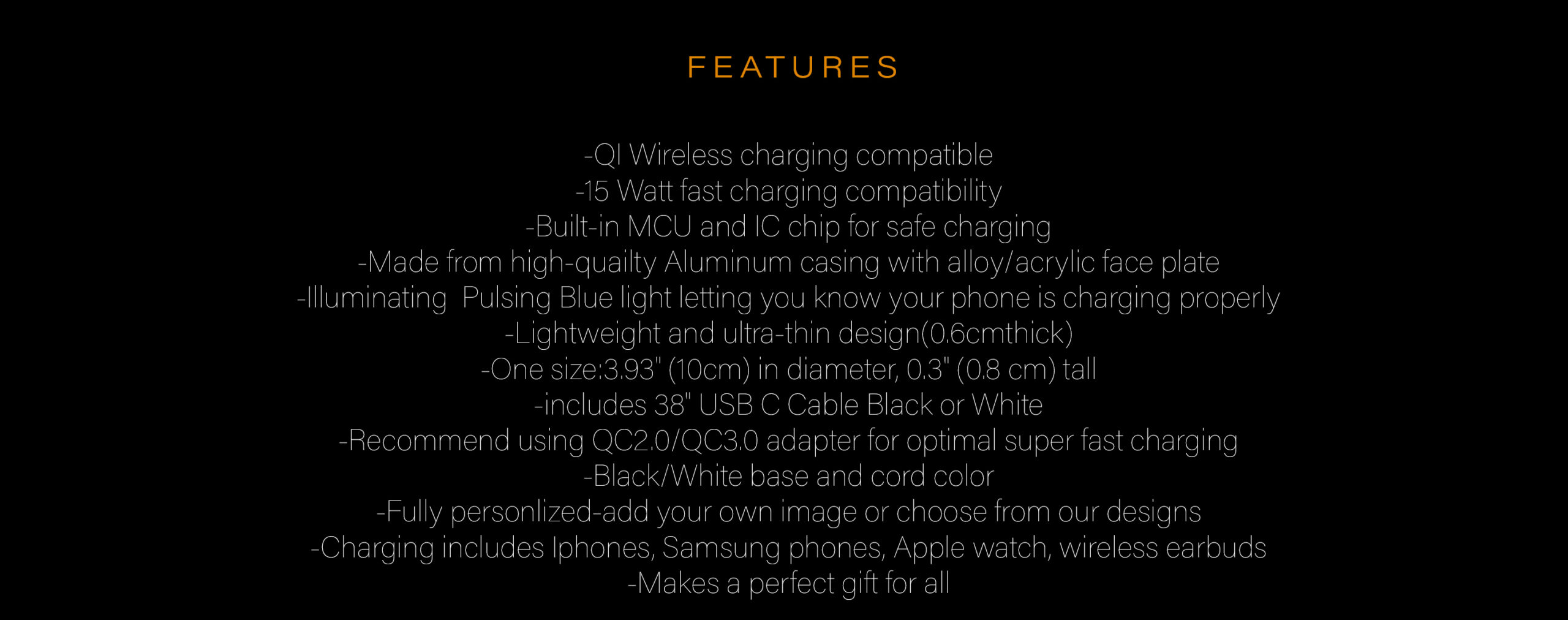 features of portable mobile device
